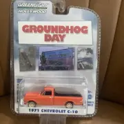 Greenlight Hollywood Groundhog Day Orange 1971 Chevrolet C-10 Truck Movie Car