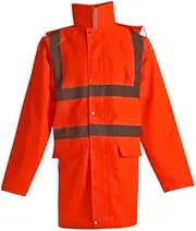 [KGVSLIXYT] Safety Vest High Vis, Oxford Cloth Safety Jacket Reflective Rain Gear Safety And Waterproof Overalls Construction Vest