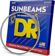 DR SUNBEAM - Nickel Plated Bass Strings: Medium 45-105