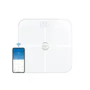 Renpho Elis Aspire Smart Wifi Body Scale - 13 Metrics - 3Aaa-28X28x2.5Cm White