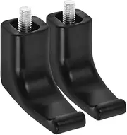 Generic 2pcs No Drill Heavy Duty Metal Handlebar Hanger for Electric Scooter and Bicycle Accessories Elegant Design for Increased Storage Capacity