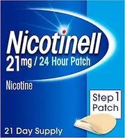 Nicotinell Nicotine Patch Stop Smoking Aid Step 1, 21 mg 24 Hour 21 Patches
