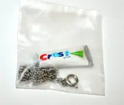 Toy Gum Vending Machine Prize Mini Crest Toothpaste Tube Necklace 1970s NOS New