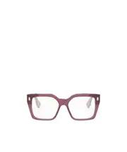 Fendi Eyewear Square Frame Glasses 53 White