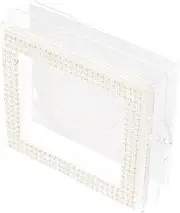 Beavorty Eyelash Organizer Case Portable Clear Lash Storage Box for False Eyelashes Lightweight Compact Design for Travel Stylish and Elegant for Keeping Lashes Clean and Organized