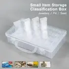 Plastic Seed Storage Box Reusable 64 Slots Seed Storage Organizer with tecnY