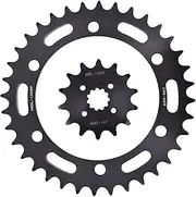 KIXURO 520 14T 36T Front Rear Sprocket Gear Staring Wheel CB300 CB300F 2015-2018 CBR300 CBR300R CBR300RA 2014-2020 CB CBR 300 Motorbike Chain Sprocket(Front Rear)