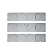 Magnetic Spice Jars Rack Stainless Steel Spice Jars Wall Plate Base Wall5256