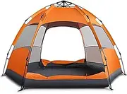 Camping Tents Shelters Pop Up Camping Tent for 3 to 4 PersonAutomaticPortable Dome Double Layer TentWater-Resistant Sun Shelter Hiking Tent