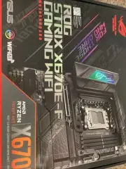 ASUS ROG Strix X670E-F AMD X670 DDR5 Socket AM5 Wi-Fi Gaming Motherboard