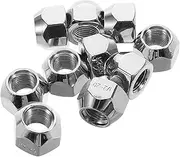 LOORGVEL 10 Pcs Lug Nuts Durable Tire Lugs Open End Wheel Nuts for Automotive Flanges Easy Hand Installation Versatile Fit for Various Vehicle Models