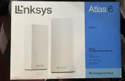 Linksys Atlas6 WiFi 6 Dual Band Mesh Router AX3000 2-Pack Up to 4000 sq ft