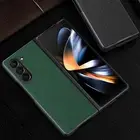 Luxury Leather Shockproof Case For Samsung Galaxy Z Fold 6 5 4 3 2 Hinge Cover