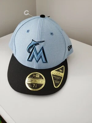 New Era 59Fifty Miami Marlins Hat Men's MLB Cap