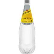 Schweppes Zero Sugar Classic Mixers Indian Tonic Water Bottle 1.1l