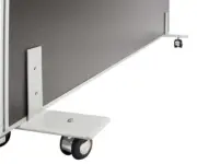 New Pair of Free Standing Feet Including 4 castors to suit Rapid 30mm Panel Scre