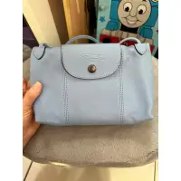 在飛比找蝦皮購物優惠-正品 二手 Longchamp Le Pliage Cuir