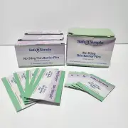 6+ Boxes Safe n' Simple Skin Barrier Ostomy Film No-Sting, 164 Wipes, See Pics