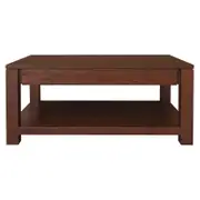 Centrum Furniture Amsterdam 2 Drawer Coffee Table - Mahogany