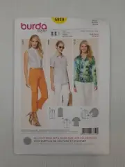 Burda Sewing Pattern 6810 Women's Blouse Pattern Size US 8-20 EUR 34-46 NEW