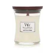 WoodWick 274g Scented Home Fragrance Soy Wax Candle White Tea & Jasmine Medium