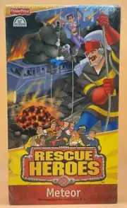Fisher Price Rescue Heroes Meteor VHS 1999 **SEALED NEW** **Buy 2 Get 1 Free**