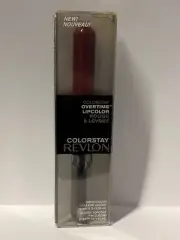 Revlon Colorstay Overtime Lipcolor & Glossy Topcoat, 28 Stay Currant