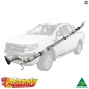 3" Stainless Full Exhaust for Ford Ranger PX 3.2L 2011-2016 with Cat and Hotdog