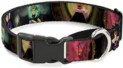 Dog Collar Martingale Snow White Evil Queen Poses 11 to 17 Inches 1.0 Inch Wide