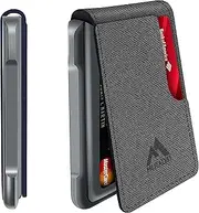 [MURADIN] Mens Wallet Tactical Bifold Wallets for Men Metal RFID Blocking Aluminum Money Cards Holder Gifts for Men