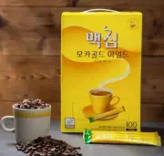 Maxim Mocha Gold Mild 50 or 100 Sticks Korean Instant Coffee Mix