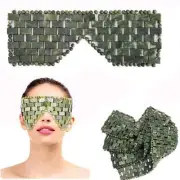 Natural Jade Face Eye Mask Hot/cold Stone Therapy Massage Tool Home Beauty SPA