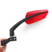 Tulip red & Black Rear Side view Mirrors for Kawasaki Z750 Z1000 Vulcan Versys