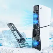 Host Cooling Fan Intelligent Temperature Control 3-Speed Rear Fan for PS5 Slim