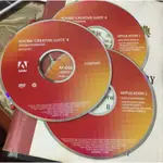 ADOBE CS4 CREATIVE SUITE 4 DESIGN STANDARD--4CD-沒有序號 /2手