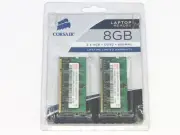 NEW CORSAIR VS8GSDSKIT800D2 (2x4GB) 8GB Dual Channel DDR2 SODIMM Memory Kit