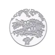 2PCS Scrapbook DIY Cutting Dies Carbon Steel Embossing Etching Cutter Die Halloween Crow WS-1065 10.2*10.2cm