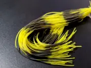 RUBBER SILICONE LEGS - Fly Tying Materials - YELLOW/ BROWN FLEC- Sili Legs - NEW