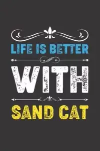 在飛比找博客來優惠-Life Is Better With Sand Cat: 