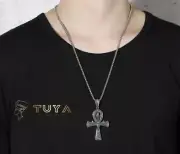 Egyptian Ankh Men Statement Pendant$