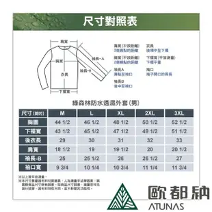 【ATUNAS 歐都納】女男款綠森林防水透氣休閒外套(A1GACC01M/A1GACC02W/輕量/耐磨/防風/連帽風衣/大尺碼*)