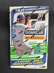 2021 Panini Donruss Baseball Hobby Box Factory Sealed