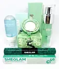 SHEGLAM Makeup Bundle Grip Primer Refresh Spray Lunar Glow Highlighter Mascara