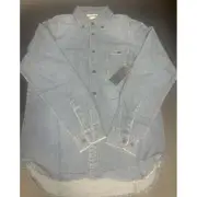 Man X OneTeaspoon NWT Men's Denim Django Western Shirt in Napoleon Blue Small