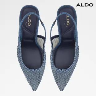 【ALDO】MARCIANA-耀眼水晶尖頭涼跟鞋-女鞋(藍色)