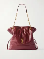 [SAINT LAURENT] SAINT LAURENT - Jamie Shopping Quilted Leather Shoulder Bag - Burgundy - One size One size Burgundy