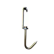 6PC Butchers Hunters Meat Rail Skid Hook Home Kill Hanging Carcasses Meat Hook