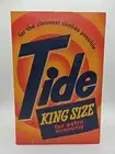 Vintage NOS Tide Laundry Detergent 5 Lb 3 3/4oz King Size Box RARE 1950's-1960's