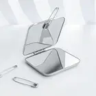 High Definition Compact Pocket Mirror Hand-held Handheld Makeup Mirror Travel