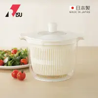 在飛比找PChome24h購物優惠-【日本RISU】日本製Tritan二合一蔬果洗淨脫水/攪拌器